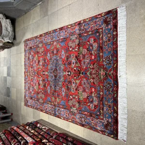 فرش ماشینی پرده ای نهاوند نقشه عشوندی (4 متری)