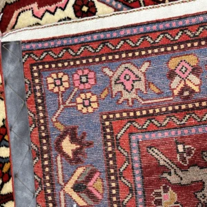 فرش دستباف پرده ای نهاوند نقشه لچک سفید (4 متری)