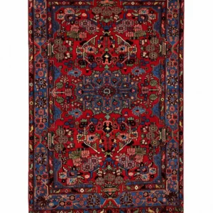 فرش ماشینی پرده ای نهاوند نقشه عشوندی (4 متری)