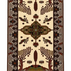 فرش دستباف 1.5 متری بلوچ با ابعاد ۱۲۶x۸۲